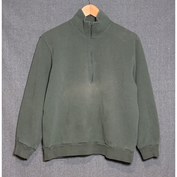 lululemon athletica Tops - Lululemon Scuba Oversized Half Zip Pullover Sage Green Fleece Sweatshirt Womens